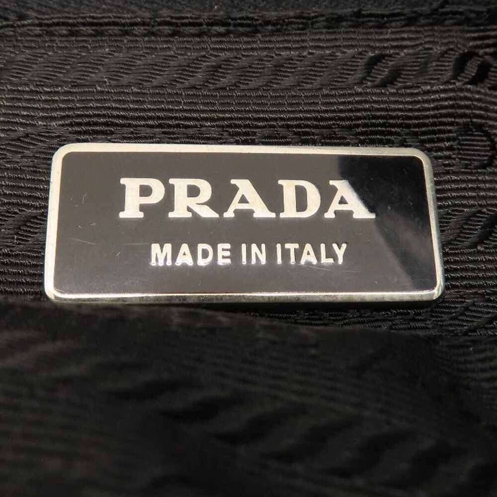 Prada Vitello Daino leather shoulder bag black pebbled calfskin - Picture 6 of 11